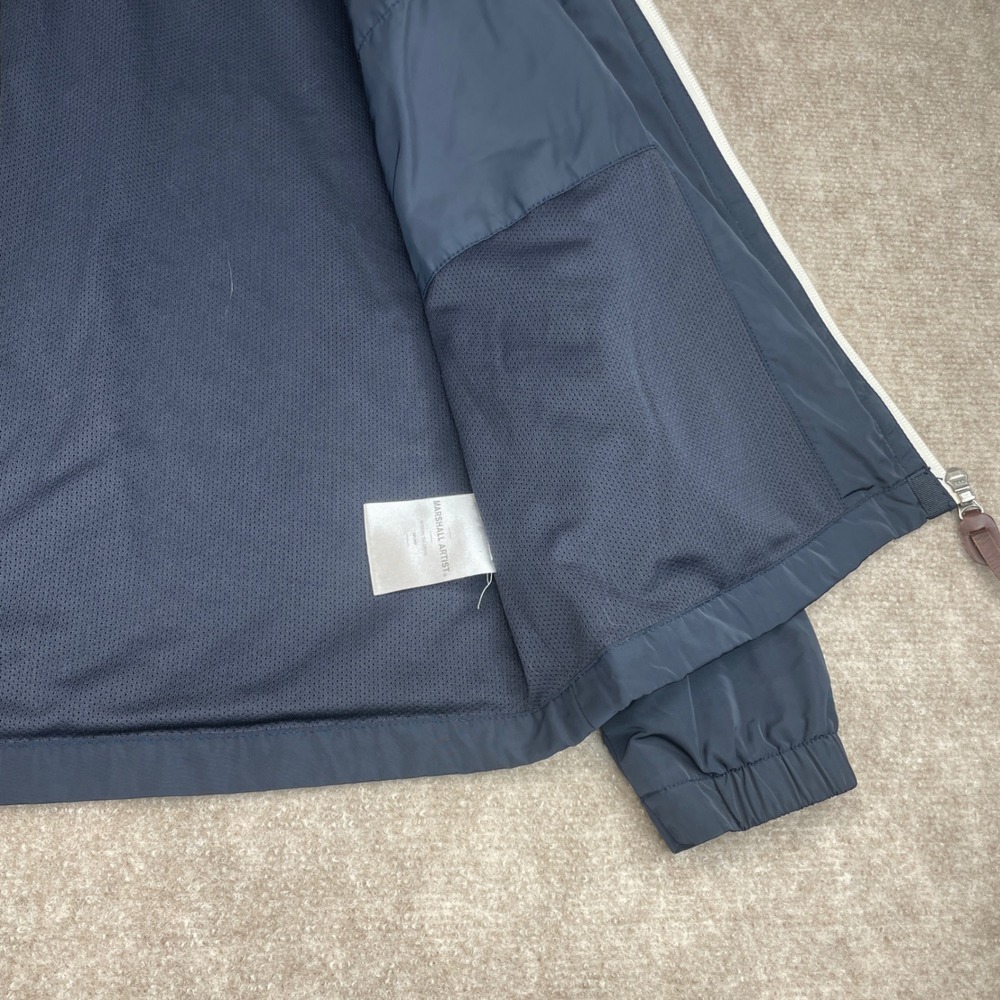 Marshall Artist Lightweight Hooded Jacket Navy Blue‎ Size Small Modern Tailoring - Picture 9 of 16